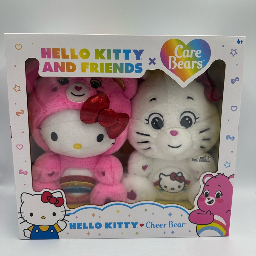 Hello Kitty & Friends x Care Bears Cheer Bear Set 2 Plush